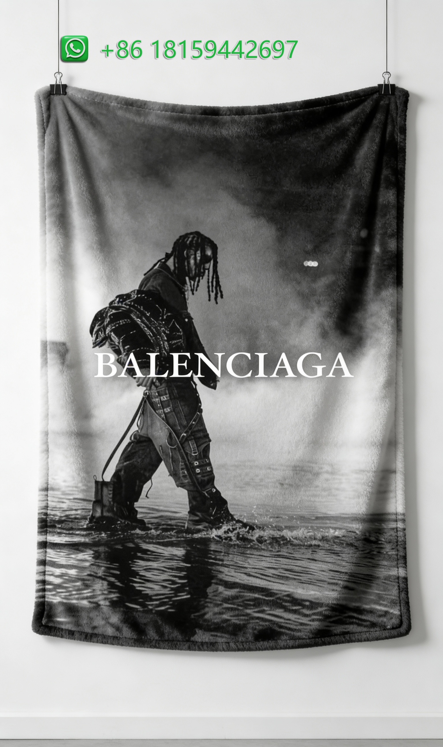 Balenciaga Throw Blankets